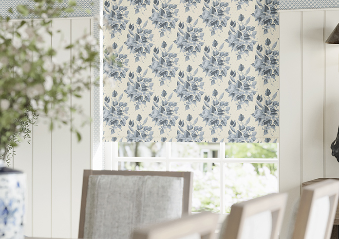 Pensford, Penn Bouquet Raffs Blue - Roller Blind - Image 5